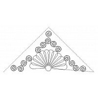 wedding ring spirals triangle